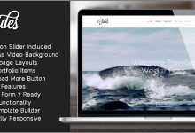 Photo of [Download-S2] Tides v1.0.14 - Fullscreen Video One-Page WordPress Theme