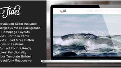Photo of [Download-S2] Tides v1.0.14 - Fullscreen Video One-Page WordPress Theme