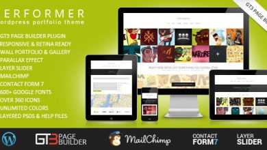 Photo of [Download-S2] Performer v1.9.3 - Minimalistic Portfolio WordPress Theme