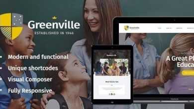 Photo of [Download-S2] Greenville v1.3.1 - A Private School WordPress Theme