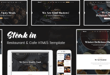 Photo of [Download-S2] Steak In - Restaurant & Cafe HTML5 Template