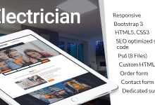 Photo of [Download-S2] Electrician, electricity services HTML website template