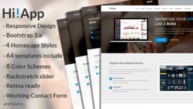 Photo of [Download-S2] HiApp - Creativemarket HTML5 template
