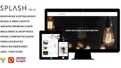 Photo of [Download-S2] Splash v2.6 - Multipurpose Wordpress Theme