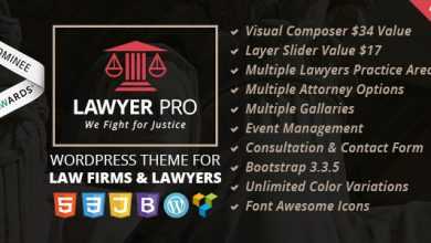 Photo of [Download-S2] Lawyer Pro v2.0 - Responsive WordPress Theme for Lawyers