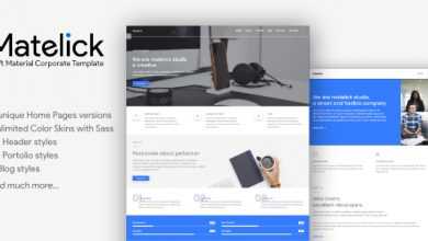 Photo of [Download-S2] Matelick - Soft Material Corporate HTML Template