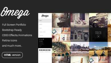 Photo of [Download-S2] Omega - Full Width HTML Portfolio