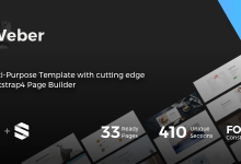 Photo of [Download-S2] Weber v2.2 - Multipurpose HTML Template with Page Builder