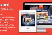 Photo of [Download-S2] focused - One Page HTML5 Responsive WordPress Theme