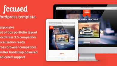 Photo of [Download-S2] focused - One Page HTML5 Responsive WordPress Theme