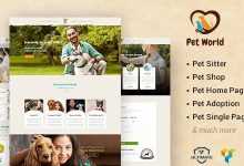 Photo of [Download-S2] Pet World v1.5 - Pet Sitter and Pet Shop, Animal Care WordPress Theme