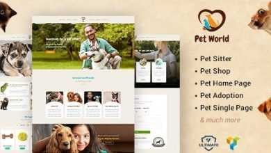 Photo of [Download-S2] Pet World v1.5 - Pet Sitter and Pet Shop, Animal Care WordPress Theme