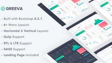 Photo of [Download-S2] Greeva v2.0 - Admin & Dashboard Template