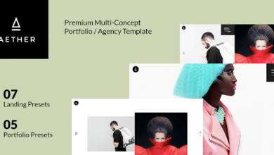 Photo of [Download-S2] AETHER - Minimal & Enjoyable Multi-Concept Portfolio / Agency Template
