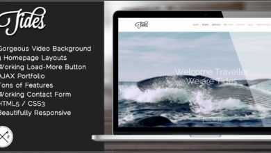 Photo of [Download-S2] Tides - Fullscreen Video Single Page Template