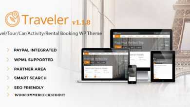 Photo of [Download-S2] Traveler v1.1.8 - Travel/Tour/Booking WordPress Theme