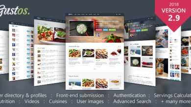 Photo of [Download-S2] Gustos v2.9.3 - Community-Driven Recipes, WordPress Theme