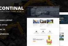 Photo of [Download-S2] Continal - Construction Business HTML5 Template