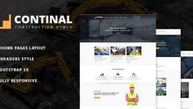 Photo of [Download-S2] Continal - Construction Business HTML5 Template