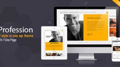 Photo of [Download-S2] Profession v2.9.2 - One Page CV Resume Theme