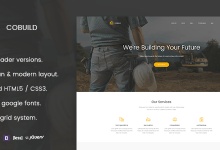Photo of [Download-S2] Cobuild - Construction Landing Page Html Template