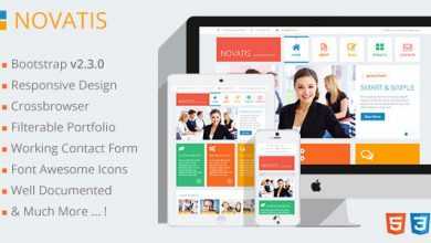 Photo of [Download-S2] Novatis - Responsive Bootstrap HTML5 Template
