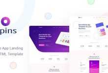 Photo of [Download-S2] Opins v1.0 - Creative App Landing Page HTML Template