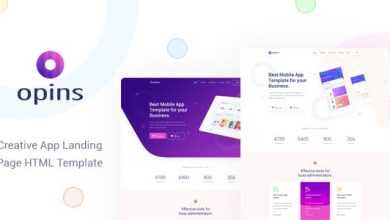 Photo of [Download-S2] Opins v1.0 - Creative App Landing Page HTML Template
