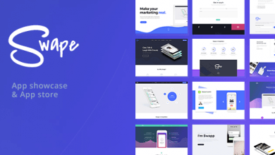 Photo of [Download-S2] Swape v1.4.3 - App Showcase & App Store Theme