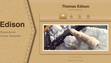 Photo of [Download-S2] Edison - Themeforest Responsive vCard Template