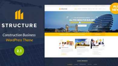 Photo of [Download-S2] Structure v2.1 - Construction WordPress Theme
