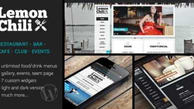 Photo of [Download-S2] LemonChili v3.01 - a Premium Restaurant WordPress Theme