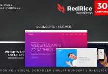 Photo of [Download-S2] RedRice - WordPress One-Page Multipurpose Theme