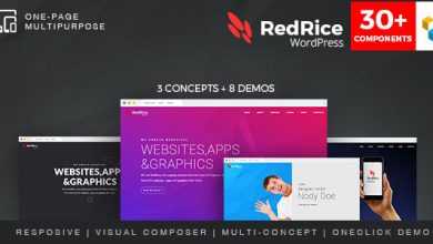 Photo of [Download-S2] RedRice - WordPress One-Page Multipurpose Theme