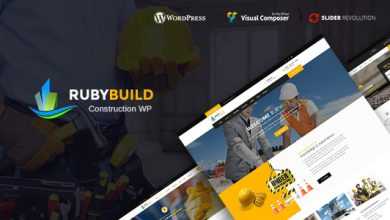 Photo of [Download-S2] RubyBuild v1.2 - Building & Construction WordPress Theme