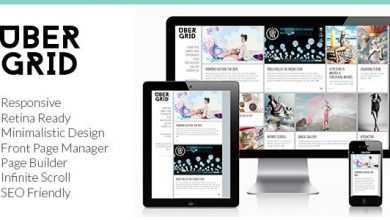 Photo of [Download-S2] Ubergrid v1.3.9 - Responsive Grid WordPress Theme