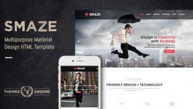 Photo of [Download-S2] Smaze v1.0 - Multipurpose Material Design HTML Template