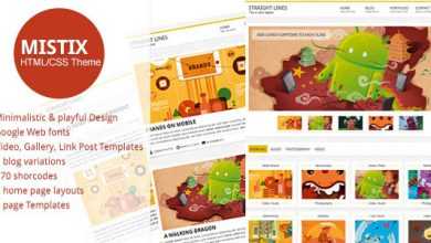 Photo of [Download-S2] Mistix - Themeforest Minimal Portfolio HTML / CSS Theme