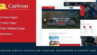 Photo of [Download-S2] Carivon - Repair Service Centre for Caravan & Motorhome HTML Template