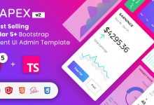 Photo of [Download-S2] Apex v2.0 - Angular 5+ & Bootstrap 4 HTML Admin Template