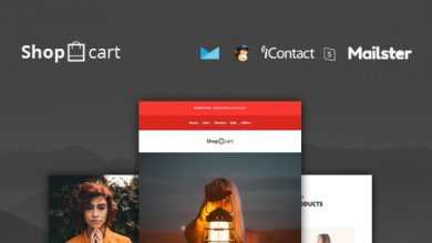 Photo of [Download-S2] Shopcart v1.0 - 35+ Modules Responsive E-mail Template + Online Access