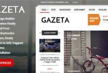 Photo of [Download-S2] Gazeta v1.0.1 - Responsive Magazine WordPress Theme