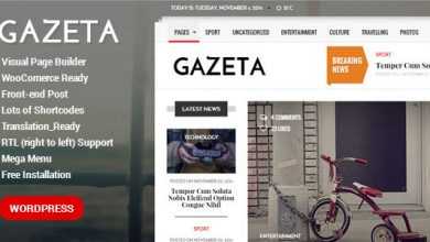 Photo of [Download-S2] Gazeta v1.0.1 - Responsive Magazine WordPress Theme