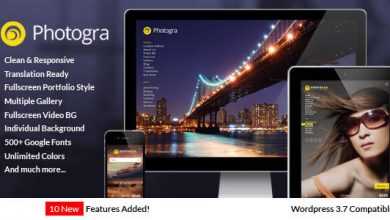 Photo of [Download-S2] Photogra - Themeforest Fullscreen Responsive WP Theme