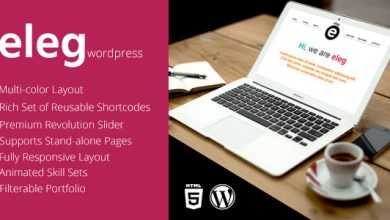 Photo of [Download-S2] Eleg - Multicolor One Page WordPress Theme