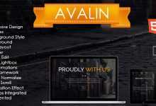 Photo of [Download-S2] Avalin - Themeforest OnePage HTML Template