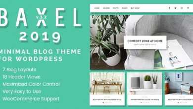 Photo of [Download-S2] Baxel v3.2.2 - Minimal Blog Theme for WordPress