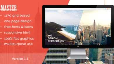 Photo of [Download-S2] Master v1.1 - One Page HTML 5 Portfolio Template