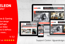 Photo of [Download-S2] Gameleon v5.2 - WordPress Magazine & Arcade Theme
