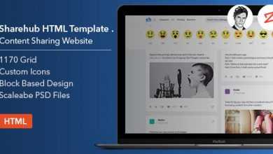 Photo of [Download-S2] Sharehub Content Sharing HTML Template